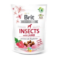 Brit Care Crunchy Cracker Insects with Lamb Enriched with Raspberries Dog Treats 200g