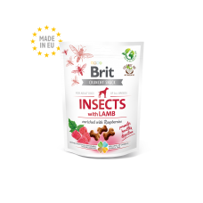 Brit Care Crunchy Cracker Insects with Lamb Enriched with Raspberries Dog Treats 200g