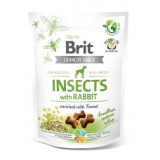 Brit Care Crunchy Cracker Insects with Rabbit Enriched with Fennel Dog Treats 200g