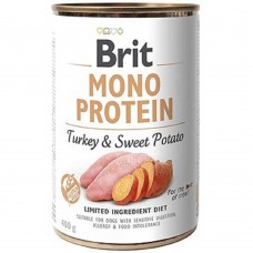 Brit Care Dog Can Food Mono Protein Turkey & Sweet Potato 400g