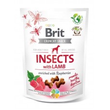 Brit Care Dog Crunchy Cracker Insects w/Lamb Enriched w/Raspberries 200g x2 Brit Care Dog Crunchy Cracker Insects w/Lamb Enriched w/Raspberries 200g x2