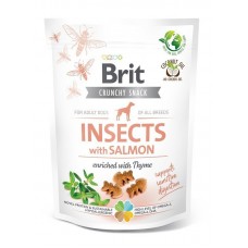 Brit Care Dog Crunchy Cracker Insects w/Salmon Enriched w/Thyme 200g Brit Care Dog Crunchy Cracker Insects w/Salmon Enriched w/Thyme 200g
