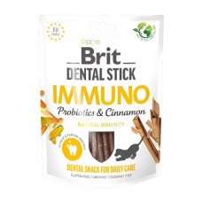 Brit Care Dog Dental Stick Immuno w/Probiotics & Cinnamon 251g Brit Care Dog Dental Stick Immuno w/Probiotics & Cinnamon 251g