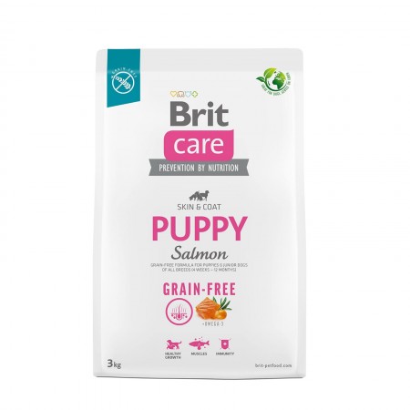 Brit Care Dog Grain-free Salmon & Potato Puppy 3kg (2 bags)
