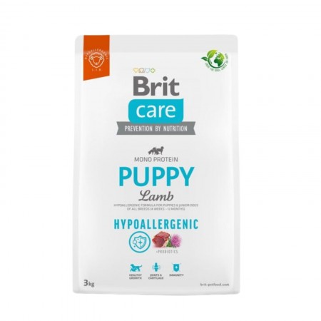 Brit Care Dog Hypoallergenic Lamb & Rice Puppy 3kg (2 bags)