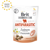 Brit Care Functional Snack Antiparasitic Salmon Dog Treats 150g (3 Packs)