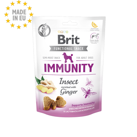 Brit Care Functional Snack Immunity Insect Dog Treats 150g
