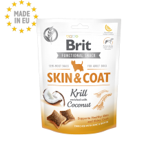 Brit Care Functional Snack Skin and Coat Krill Dog Treats 150g (2 Packs)