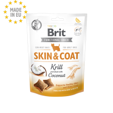 Brit Care Functional Snack Skin and Coat Krill Dog Treats 150g (3 Packs)