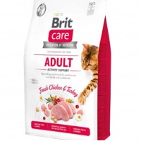 Brit Care Grain-Free Adult Activity Support Cat Dry Food 2kg