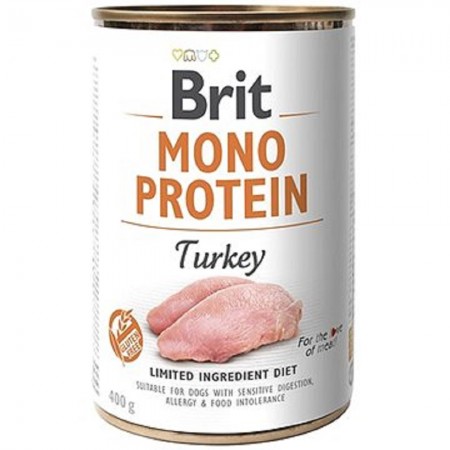 Brit Care Mono Protein Turkey 400g (6 Cans)