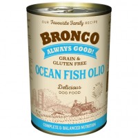 Bronco Ocean fish Olio Dog Wet Food 390g (6 Cans)