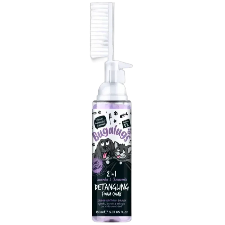 Bugalugs Pets Detangling Comb 2-in-1 Lavender & Chamomile 150ml