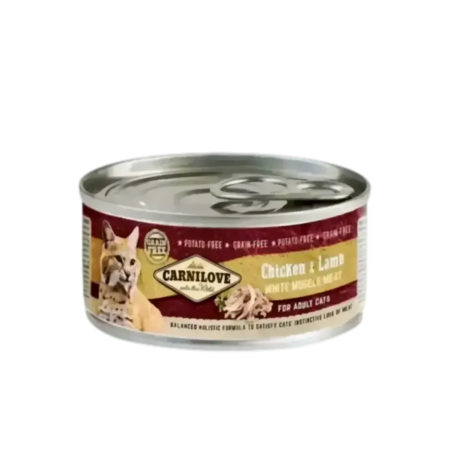 Carnilove Cat Canned Food Chic & Lamb Adult 100g