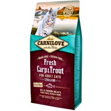 Carnilove Cat Grain-Free Fresh Carp & Trout for Sterile Cats 6kg