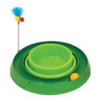 Catit Cat Toy Play Circuit 3-In-1 Ball With Grass 