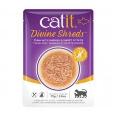 Catit Cat Wet Food Divine Shreds Tuna With Shirasu & Sweet Potato 75g/2.6oz 