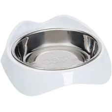 Catit Pet Dish Pixi Stainless Steel Bowl White