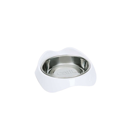 Catit Pet Dish Pixi Stainless Steel Bowl White