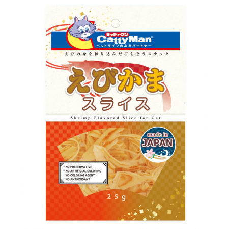 CattyMan Shrimp Slices 25g
