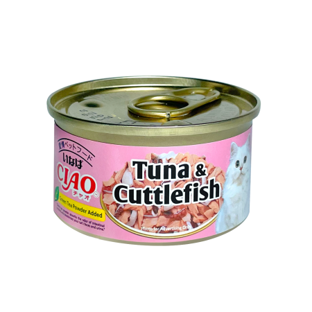 Ciao Can Whitemeat Tuna With Cuttlefish In Jelly 75g Carton (24 Cans)