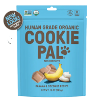 CookiePal Dog Treat Organic Banana & Coconut Recipe 10 oz