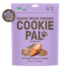CookiePal Dog Treat Organic Sweet Potato & Flaxseed Recipe 10 oz