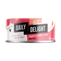 Daily Delight Jelly Skipjack Tuna White with Carrot 80g Carton (24 Cans)