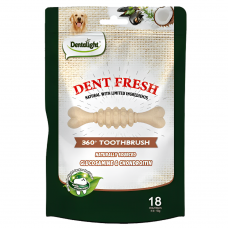 Dentalight Dog Treat 3" Dent Fresh 360° Toothbrush Healthy Joint (18 pcs/150g)