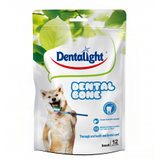 Dentalight Dog Treat Dental Bone 2.5"  Small (12 pcs/90g)