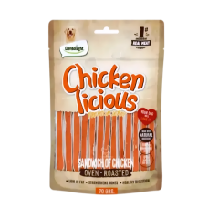 Dentalight Dog Treats Jerky Chicken Sandwich 70g