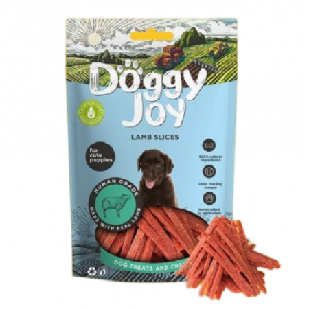 Doggy Joy for Cute Puppies Lamb Slices 90g
