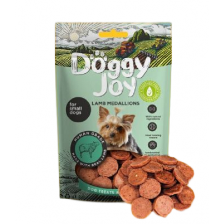 Doggy Joy for Small Breed Lamb Medallions 55g (3 Packs)