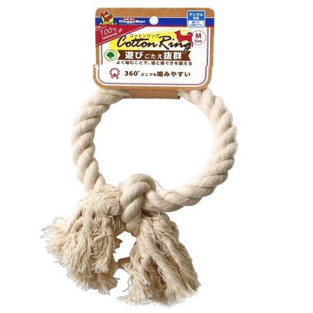 Doggyman Toy Cotton Ring Chew Medium
