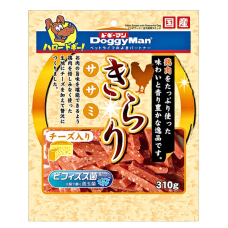 Doggyman Treat Glitter Sasami with Cheese 310g