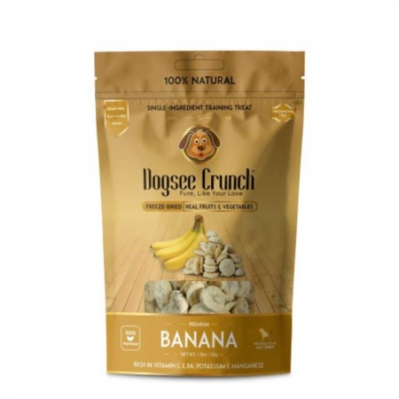 Dogsee Dog Treat Crunch Banana 150g