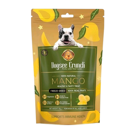 Dogsee Dog Treat Crunch Mango 150g
