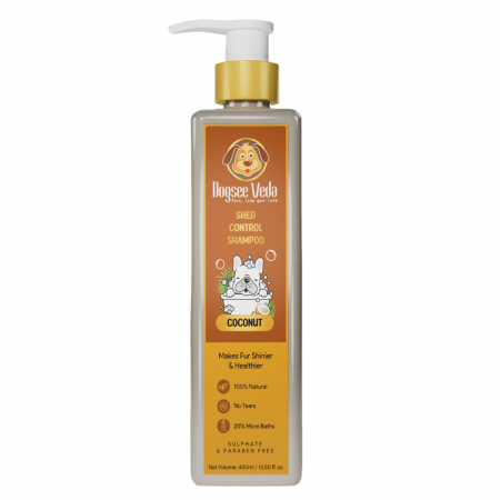 Dogsee Dog shampoo Veda Shed Control Coconut 400ml