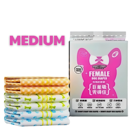 Dono's Diary Dog Diaper Disposable Female Medium