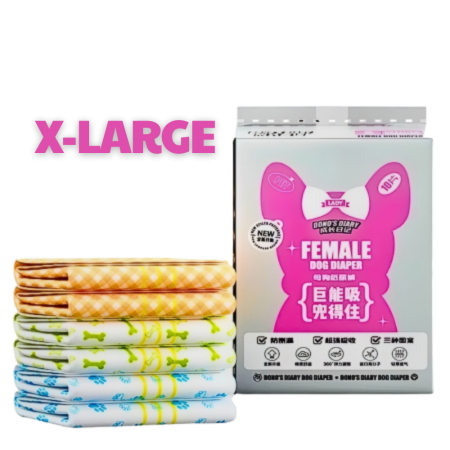 Dono's Diary Dog Diaper Disposable Female XLarge