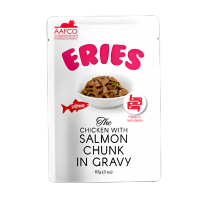 Eries Cat Pouch in Gravy Salmon Chuck 85g