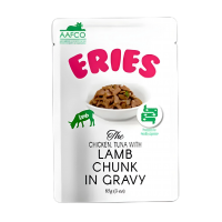 Eries Cat Pouch in Gravy Lamb Chuck 85g x12