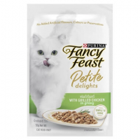 Fancy Feast Cat Wet Food Petite Delight Chicken 50g (24 packs)