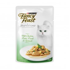 Fancy Feast Inspirations Chicken, Pasta Pearls & Spinach 70g (12 Packs)