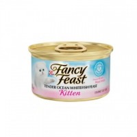 Fancy Feast Kitten Tender Ocean Whitefish Feast 85g Carton (24 Cans)