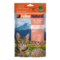 Feline Natural Freeze Dried Lamb & King Salmon Feast Cat Food 100g