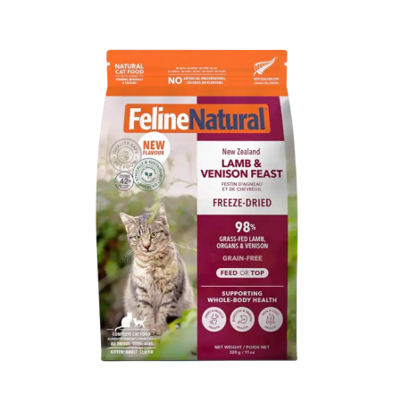Feline Natural Freeze Dried Lamb & Venison Feast 320g