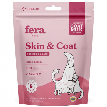 Fera Pet Organics Pet Goat Milk Topper Skin & Coat 180g