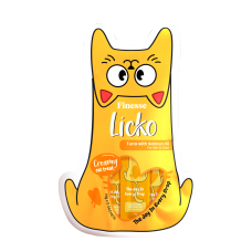 Finesse Licko Creamy Treat Tuna Salmon Oil 14g x 5s (5 packs)