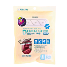 Forcans Dog Treat Dental Stick Blueberry Small 220g
